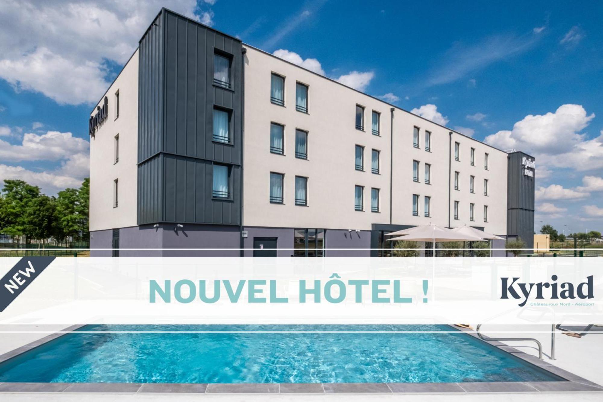 Kyriad Chateauroux Nord - Aeroport Déols Exterior foto
