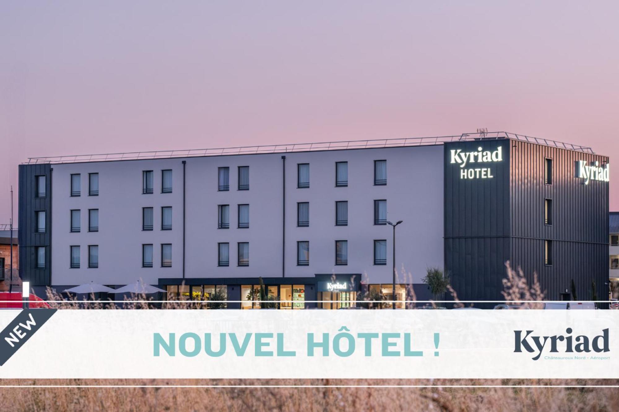 Kyriad Chateauroux Nord - Aeroport Déols Exterior foto